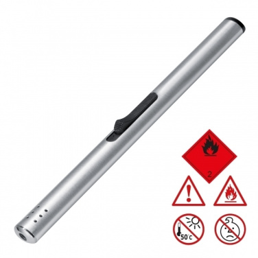 Logo trade advertising products picture of: Metal pole lighter BRISBANE