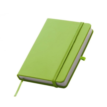 Logo trade promotional products image of: A6 note book LUBECK
