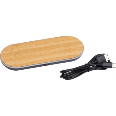 Logo trade promotional merchandise photo of: Charging station NASSAU