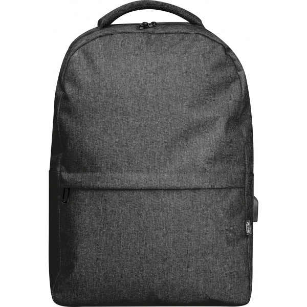 Logotrade promotional products photo of: rPET backpack RIMINI