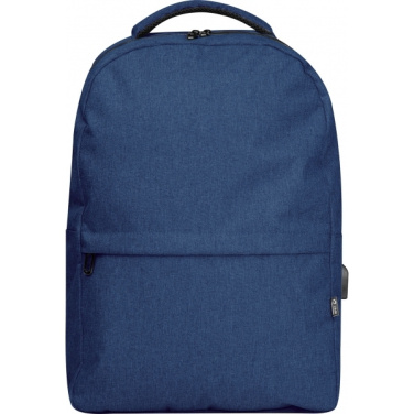 Logo trade promotional item photo of: rPET backpack RIMINI