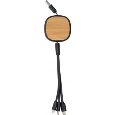 Logo trade business gifts image of: Charging cable STRASBOURG