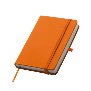 Logo trade promotional items image of: A6 note book LUBECK