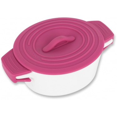 Logotrade promotional giveaways photo of: Porcelain pot with silicone lid DELHI