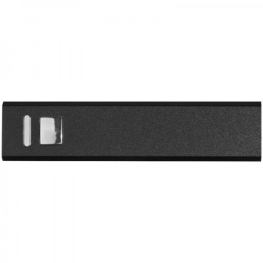 Logo trade advertising products image of: Metal power bank PORT HOPE 2200mAh