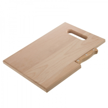 Logotrade advertising products photo of: Wooden board with knife LIZZANO