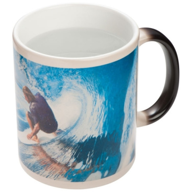 Logotrade promotional items photo of: Colour-changing sublimation mug SIRMIONE 300 ml