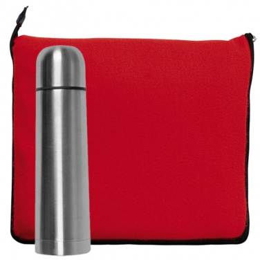 Logotrade corporate gifts photo of: Set fleece blanket and thermal flask LIVERPOOL