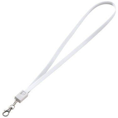 Logotrade promotional merchandise picture of: Lanyard with usb cable LE PORT