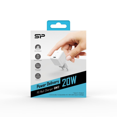 Logo trade promotional gift photo of: Silicon Power fast charger QM12