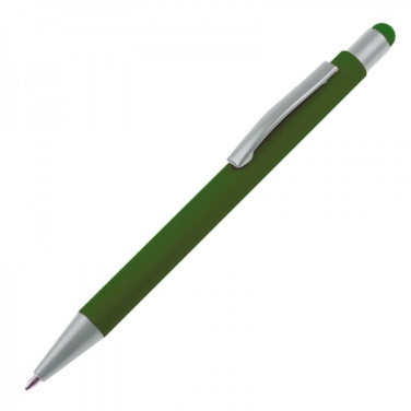 Logotrade promotional gift image of: Metal ballpen touch pen soft touch SALT LAKE CITY