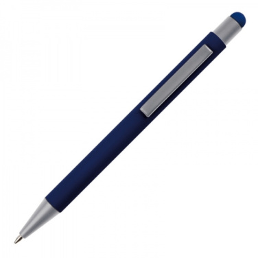 Logotrade business gift image of: Metal ballpen touch pen soft touch SALT LAKE CITY