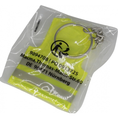 Logo trade promotional merchandise picture of: Keyring SPEEDY