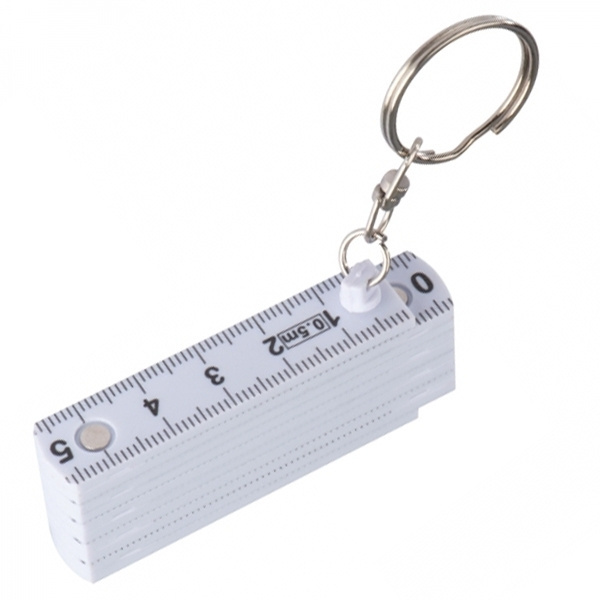 Logotrade promotional product image of: Keyring with 0,5m ruler