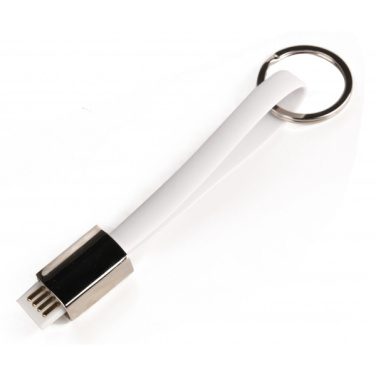 Logotrade business gift image of: Data transfer cable and keyring