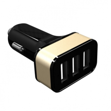 Logo trade advertising products image of: Car Charger with 3 USB ports