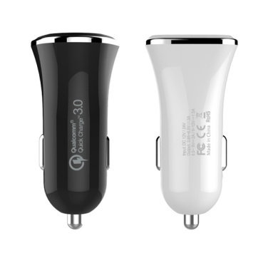 Logo trade promotional items image of: Car charger (Qualcomm Quick Charge 3.0)