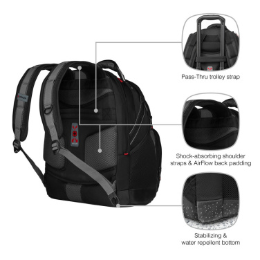 Logo trade promotional gift photo of: Backpack Wenger Synergy 16''
