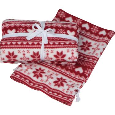 Logotrade promotional item image of: Christmassy blanket DEBRECEN