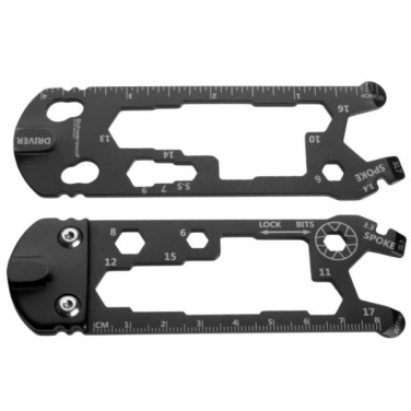 Logotrade promotional gift image of: Bike tools INARI Schwarzwolf