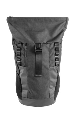 Logo trade promotional gifts image of: Rolltop backpack ELBERT Schwarzwolf