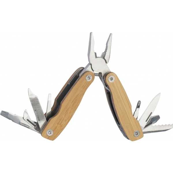 Logotrade promotional giveaway image of: Multifunction tool bamboo LEEDS