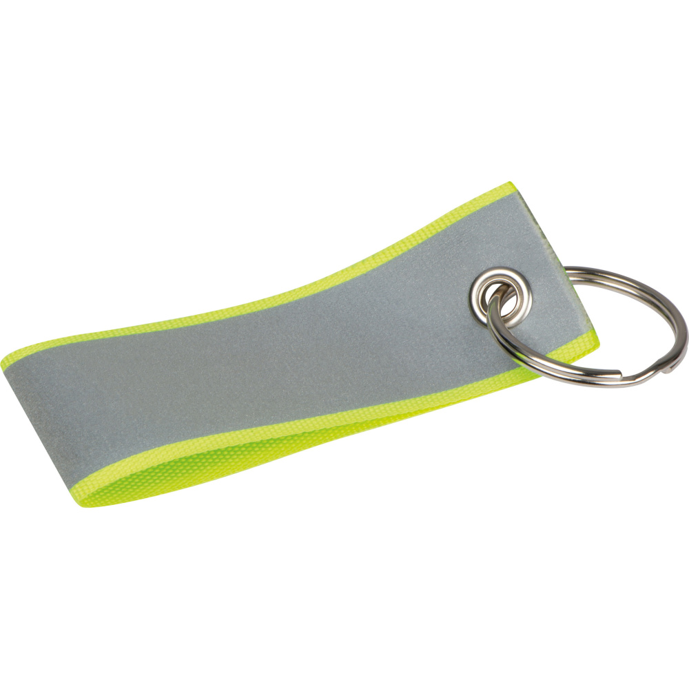 Logo trade promotional items image of: Reflective keyring