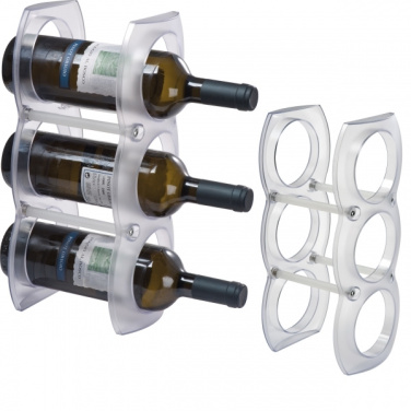 Logotrade promotional items photo of: Plastic wine rack MONTEGO BAY