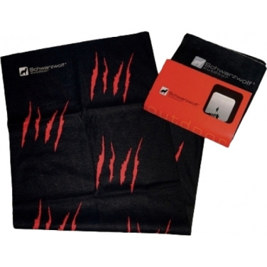 Logo trade promotional item photo of: Multifunction bandana BANDANA Schwarzwolf