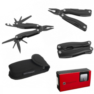 Logo trade promotional merchandise picture of: Multitool ARMADOR NEW Black Schwarzwolf