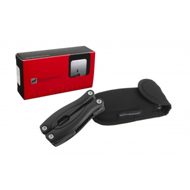 Logo trade business gifts image of: Multitool ARMADOR NEW Black Schwarzwolf