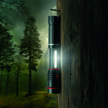 Logo trade advertising products image of: Flashlight BIWA Schwarzwolf