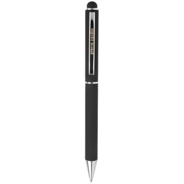 Logotrade promotional gift image of: Metal ballpoint pen, touch pen, soft touch CLAUDIE Pierre Cardin