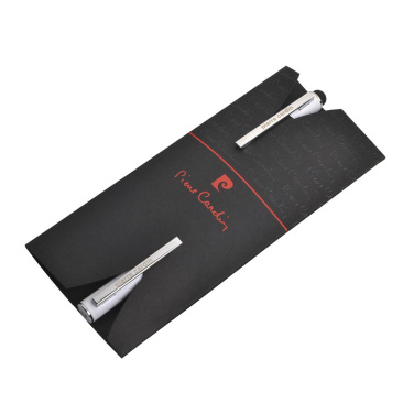 Logotrade advertising product image of: Writing set ballpoint pen & roller soft touch CLAUDIE
