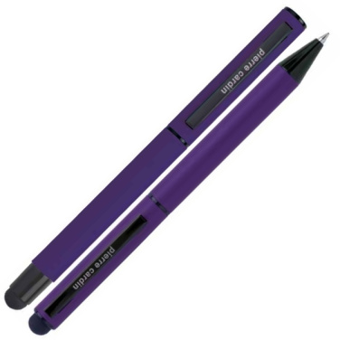 Logo trade business gifts image of: Writing set touch pen, soft touch CELEBRATION Pierre Cardin