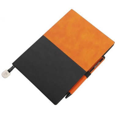 Logo trade promotional items picture of: Notepad A5 & ballpoint pen REPORTER Pierre Cardin