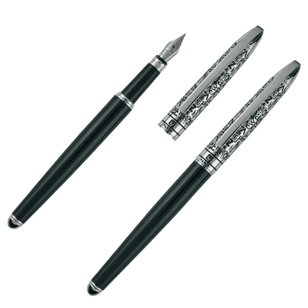 Logotrade promotional merchandise photo of: Writing set ballpoint pen & fountain pen JACQUES Pierre Cardin
