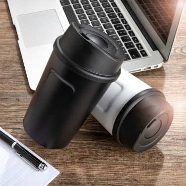 Logo trade promotional products picture of: Thermo mug LIARD Schwarzwolf