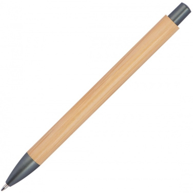 Logo trade corporate gifts image of: Bamboo ballpen BERINGEN