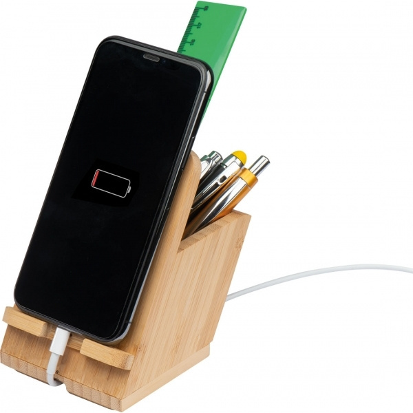 Logo trade business gifts image of: Desk stand FREDERICTON