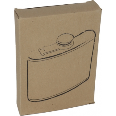 Logo trade promotional products picture of: Hip flask HOOGSTRATEN 170 ml