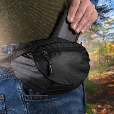 Logo trade advertising products image of: Waist bag MOBILA Schwarzwolf