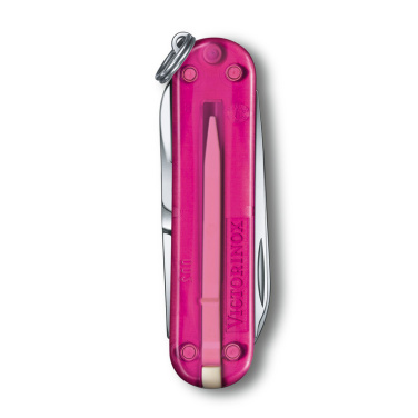 Logo trade promotional merchandise photo of: Pocket knife Classic SD transparent Victorinox