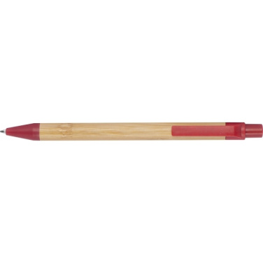 Logotrade promotional merchandise picture of: Wheatstraw and bamboo ballpen HALLE