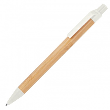 Logo trade promotional merchandise picture of: Wheatstraw and bamboo ballpen HALLE