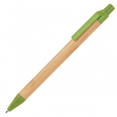 Logo trade promotional gifts image of: Wheatstraw and bamboo ballpen HALLE