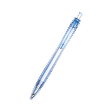 Logo trade promotional giveaways image of: Transparent ballpen GLASGOW