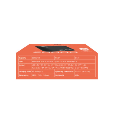 Logo trade promotional items picture of: Power bank Silicon Power QS15 20000 mAh