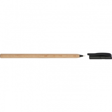 Logo trade business gifts image of: Wooden ballpen PALMDALE