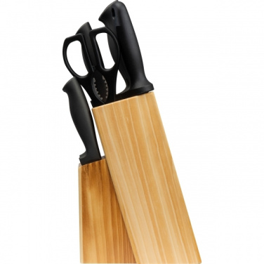 Logo trade promotional giveaways image of: Knife block BERLIN